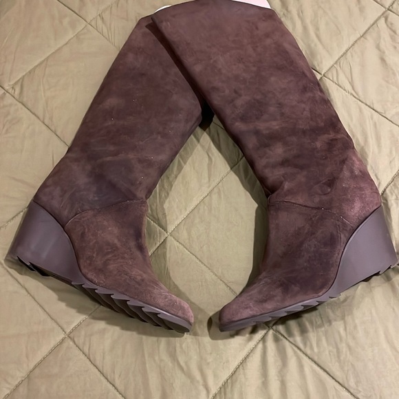 KORS Michael Kors tall brown suede boot size 9 - Picture 4 of 12
